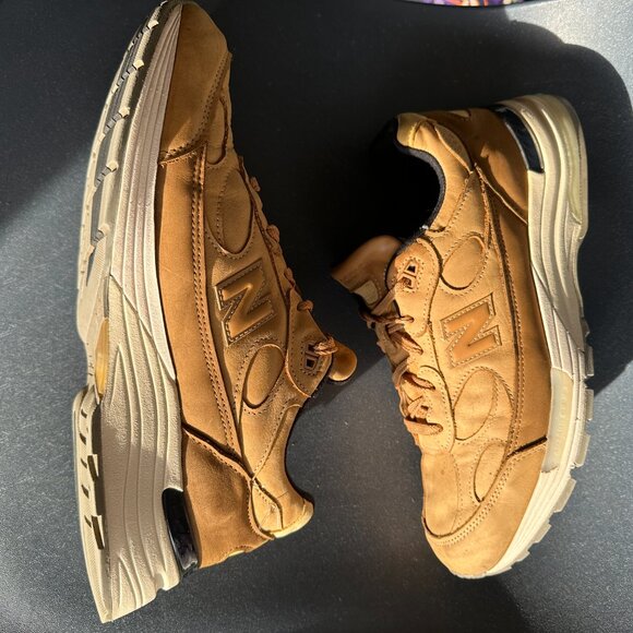 NEW BALANCE 992 M992LX WHEAT MADE IN USA Size 11.5 - Picture 9 of 10
